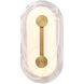 Zubris 1 Light 14 inch Gold Outdoor Sconce