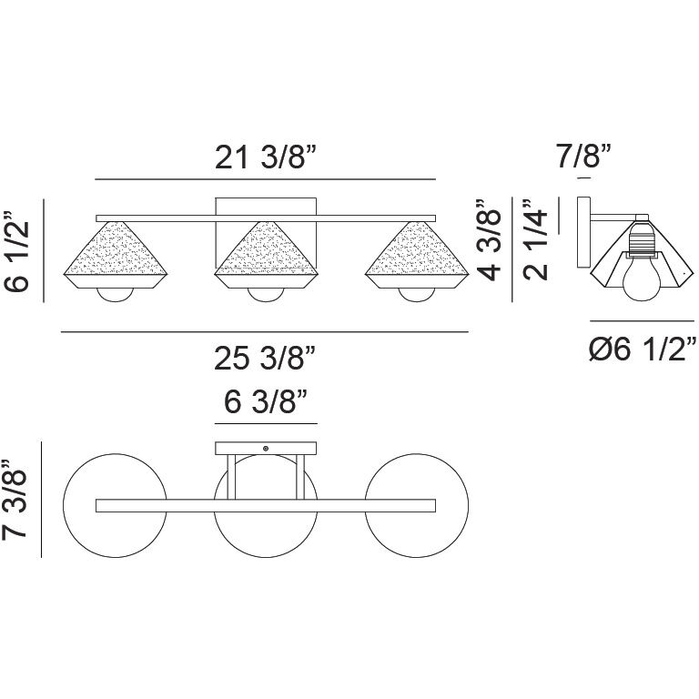 Velax Wall Sconce Wall Light in White and Aged Gold Brass