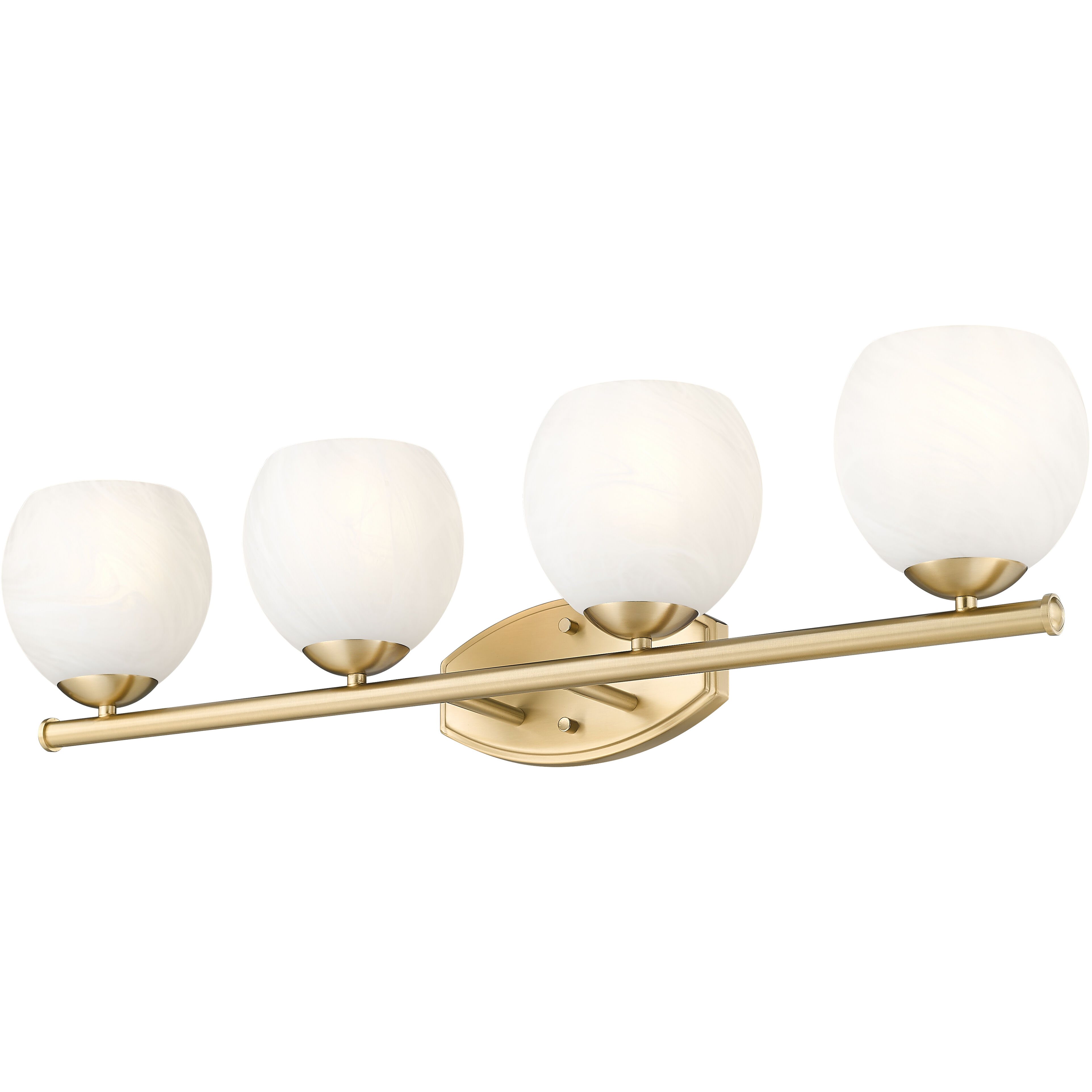 Colette Vanity Wall Light in Modern Gold