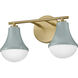Haddie LED 14.5 inch Seafoam Bath Light Wall Light