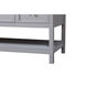 Theo 60 X 22 X 34 inch Grey Vanity Sink Set