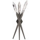 Beyond Solitude LED 5.4 inch Antique Nickel Wall Sconce Wall Light, Beyond