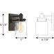 Calhoun 1 Light 5 inch Antique Bronze Bath Vanity Wall Light