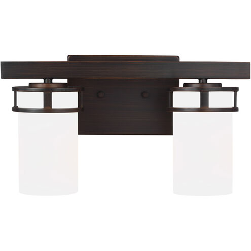 Robie 2 Light 14.63 inch Bronze Wall Bath Fixture Wall Light