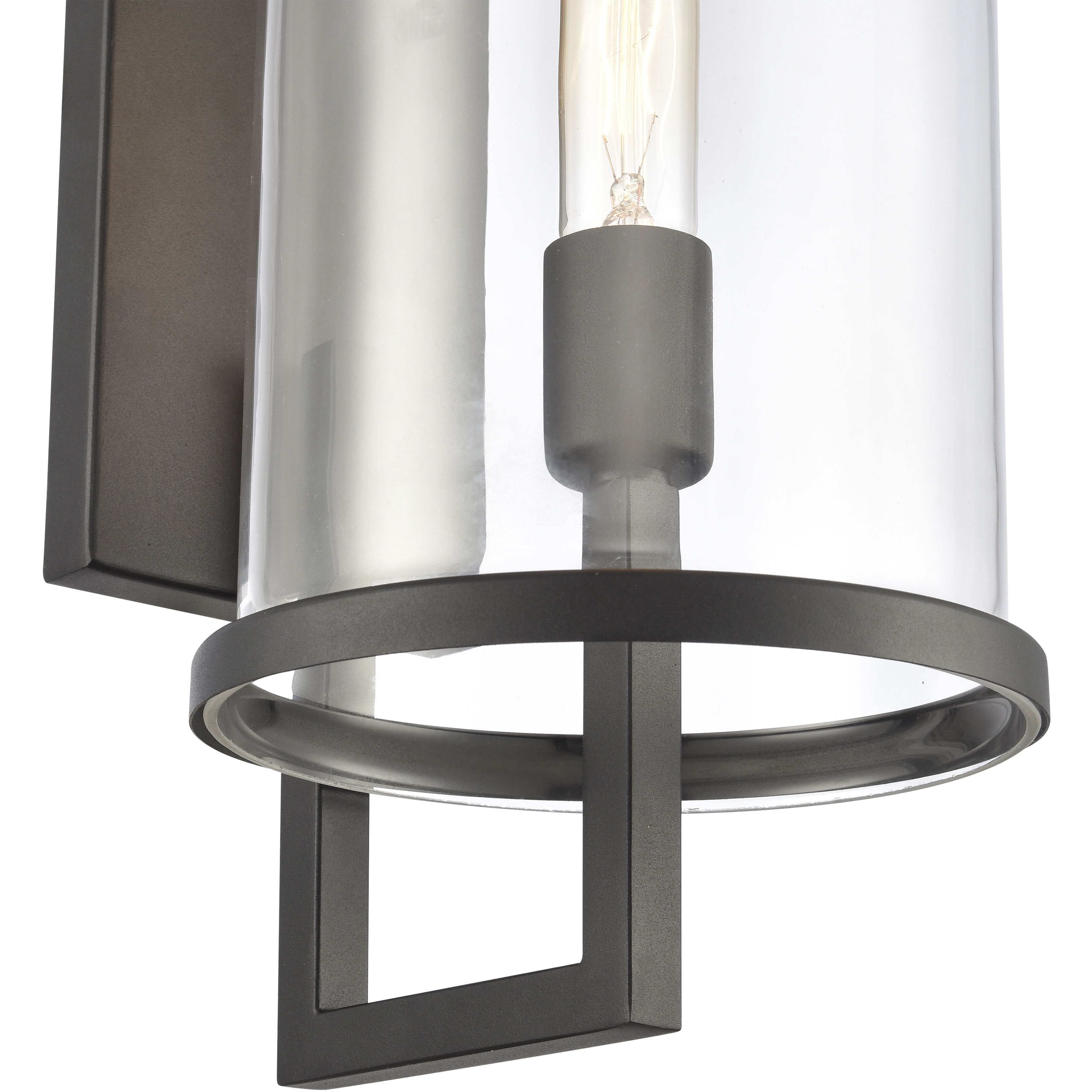 Hopkins 1 Light 24 inch Charcoal Outdoor Wall Sconce