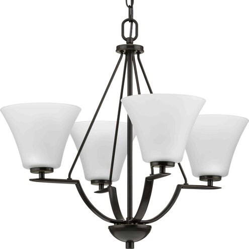Bravo 4 Light 24 inch Antique Bronze Chandelier Ceiling Light