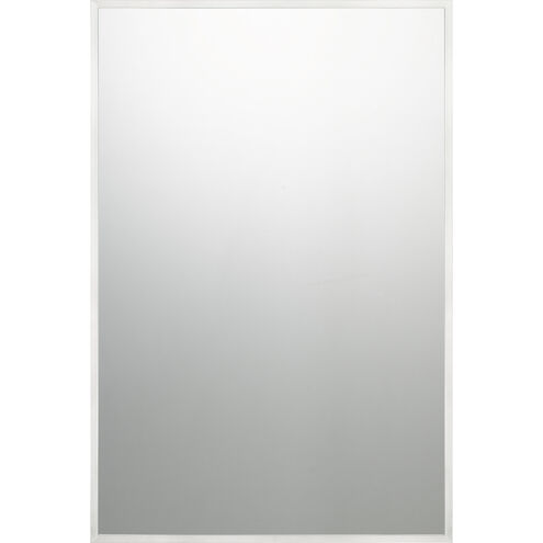 Reflections 36 X 24 inch Brushed Nickel Mirror
