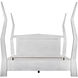 Patras White Wash Bed, California King
