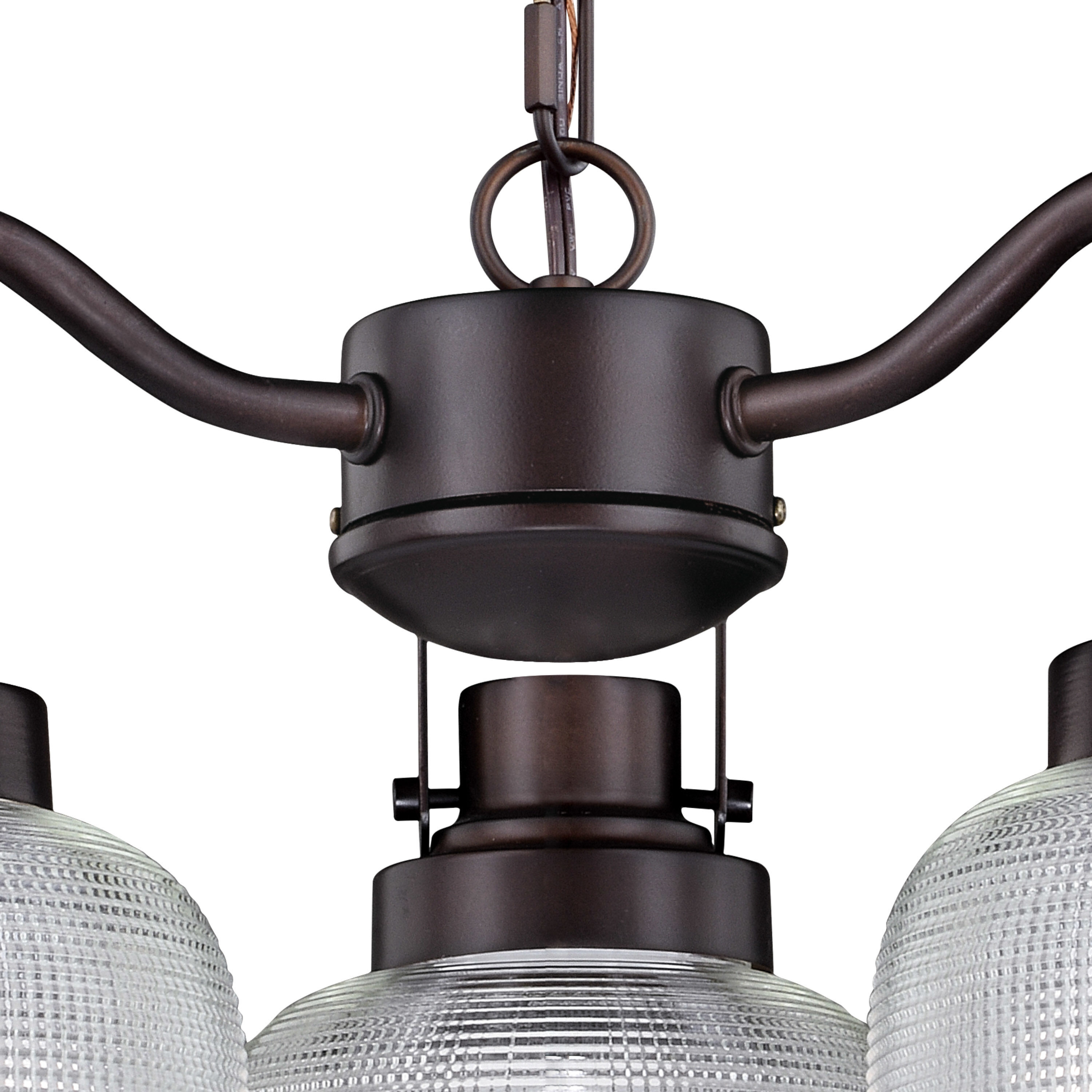Roland LED 16.5 inch Oil Rubbed Bronze Mini Chandelier Ceiling Light