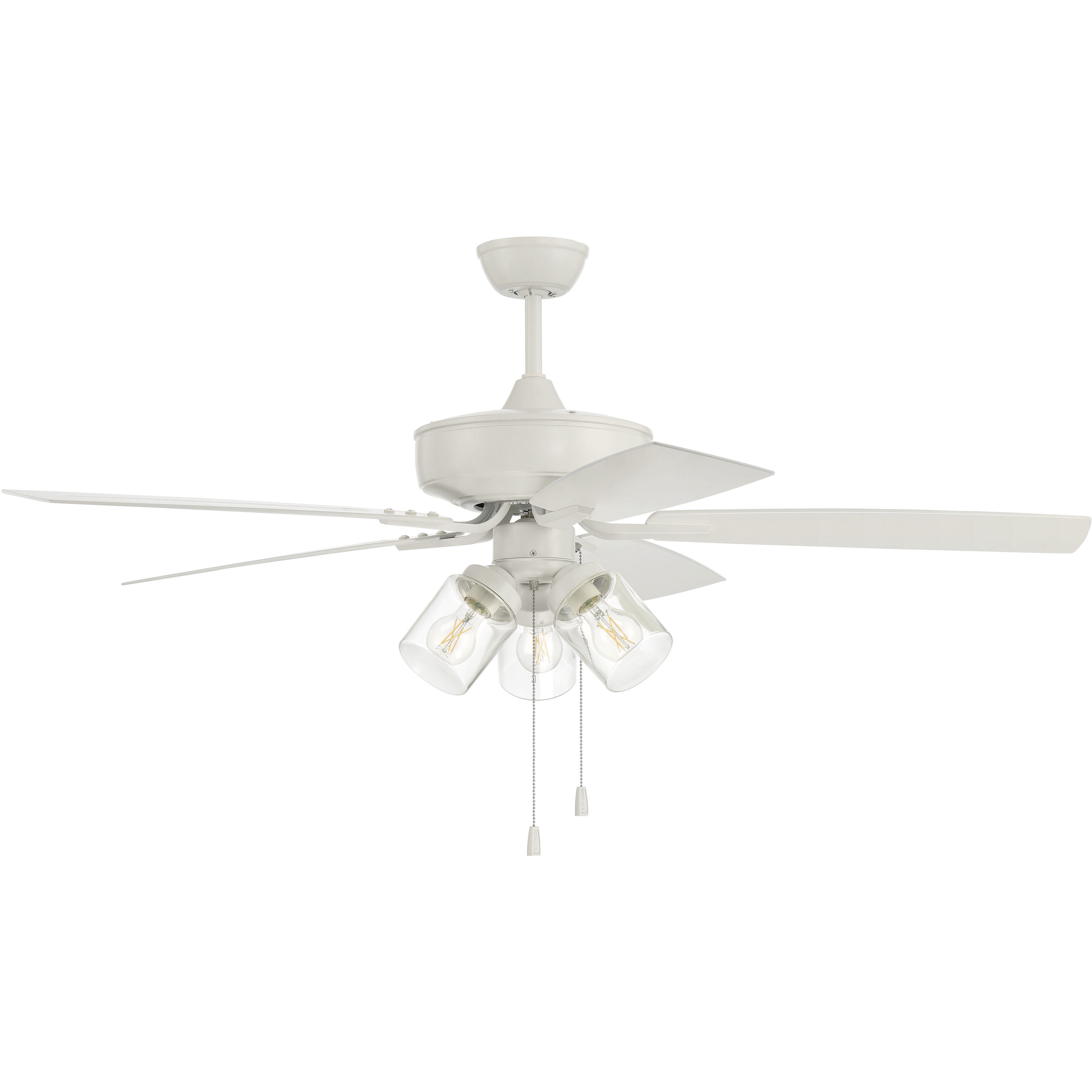 Pro Plus 104 52 inch White with Matte White Wet Rated ABS Blades Outdoor Contractor Fan