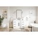Chase 48 X 34 inch White Bathroom Vanity Cabinet