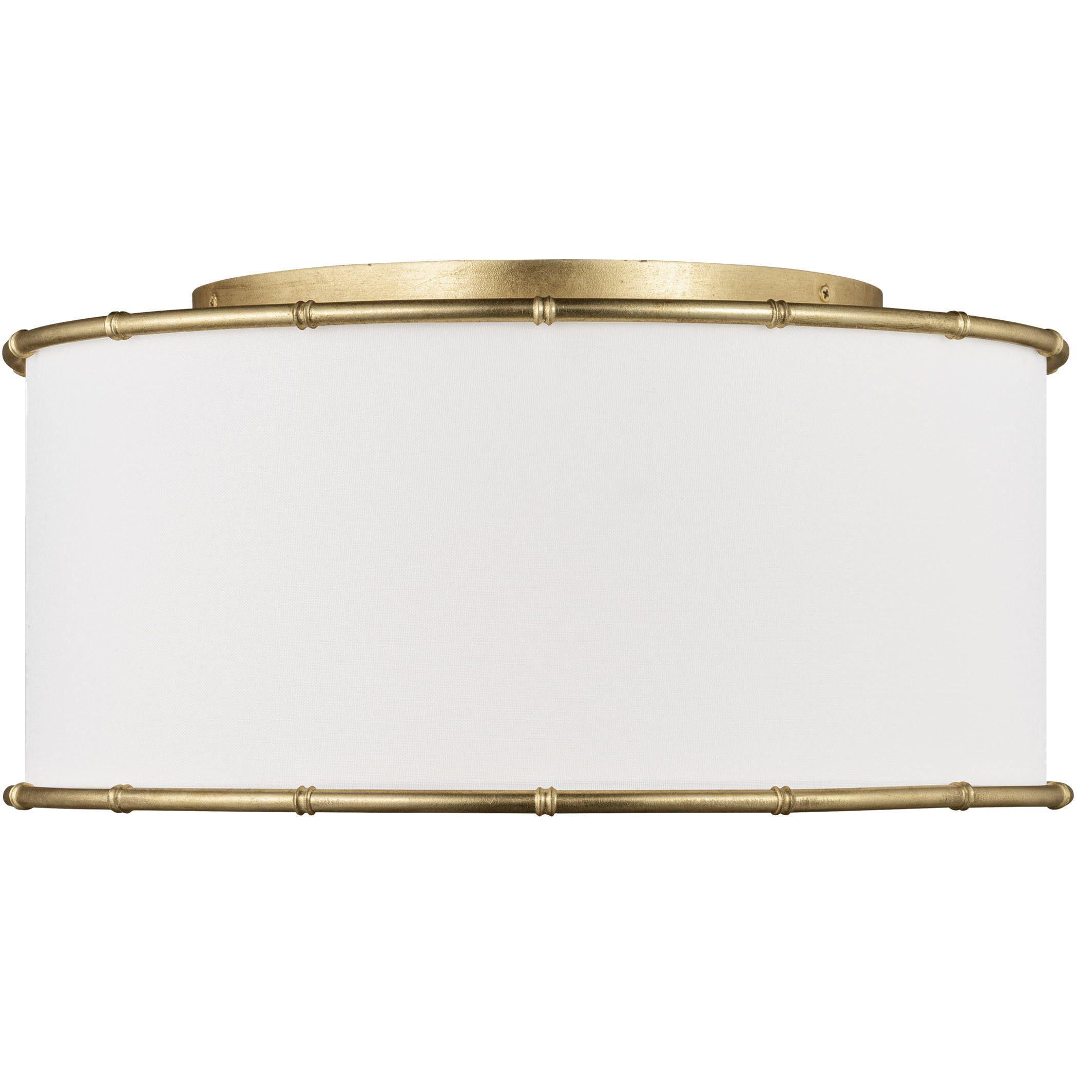 AH by Alexa Hampton Aldric 2 Light 18.63 inch Gild Flush Mount Ceiling Light