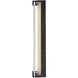 Zayde LED 22.25 inch Black Outdoor Wall Mount