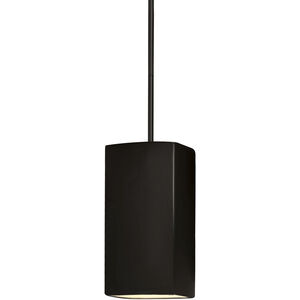 Radiance Collection 1 Light 5.5 inch Carbon Matte Black with Matte Black Pendant Ceiling Light