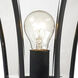 Wakefield 1 Light 24 inch Black Outdoor Pier Mounted Fixture