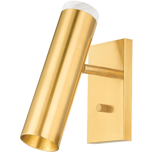 Clark 1 Light 4.25 inch Aged Brass Wall Sconce Wall Light