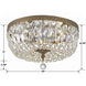 Everett 3 Light 14 inch Gold Flush Ceiling Light