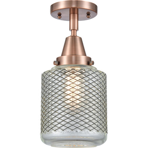 Franklin Restoration Stanton LED 6 inch Antique Copper Flush Mount Ceiling Light