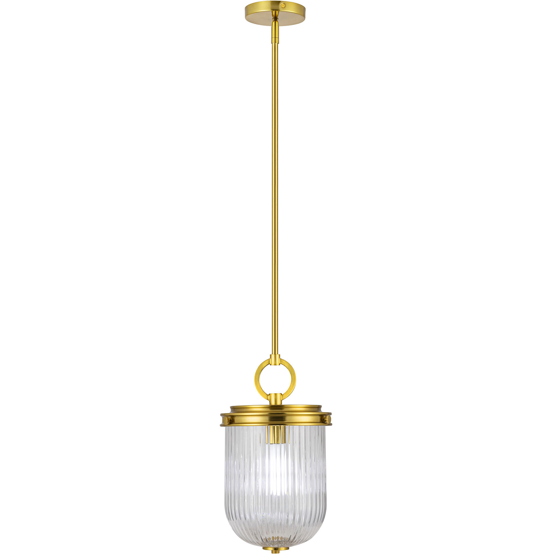 Myla 1 Light 8.6 inch Vintage Brass Pendant Ceiling Light