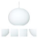 Jordo LED Satin Nickel Cord Pendant Ceiling Light