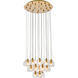 Eren 24 Light 19 inch Gold Pendant Ceiling Light