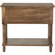 Artemio 32 X 28 inch Dark Walnut Side Table