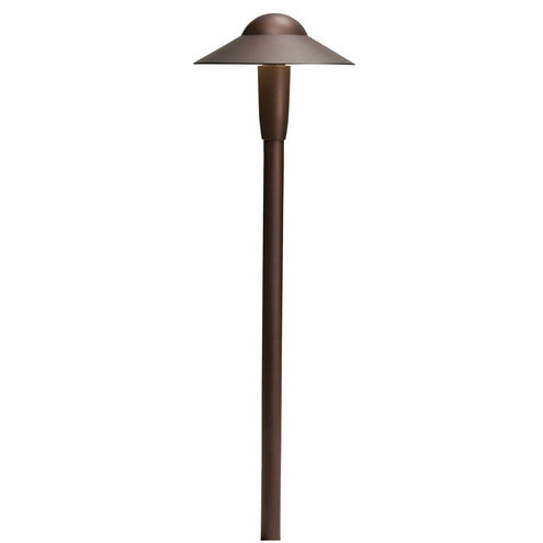 Independence 12 3.00 watt Textured Architectural Bronze Landscape 12V LED Path/Spread in 3000K