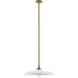 Hadley 1 Light 20 inch Warm Brass Pendant Ceiling Light