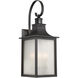 Monte Grande 3 Light 23.75 inch Slate Outdoor Post Lantern