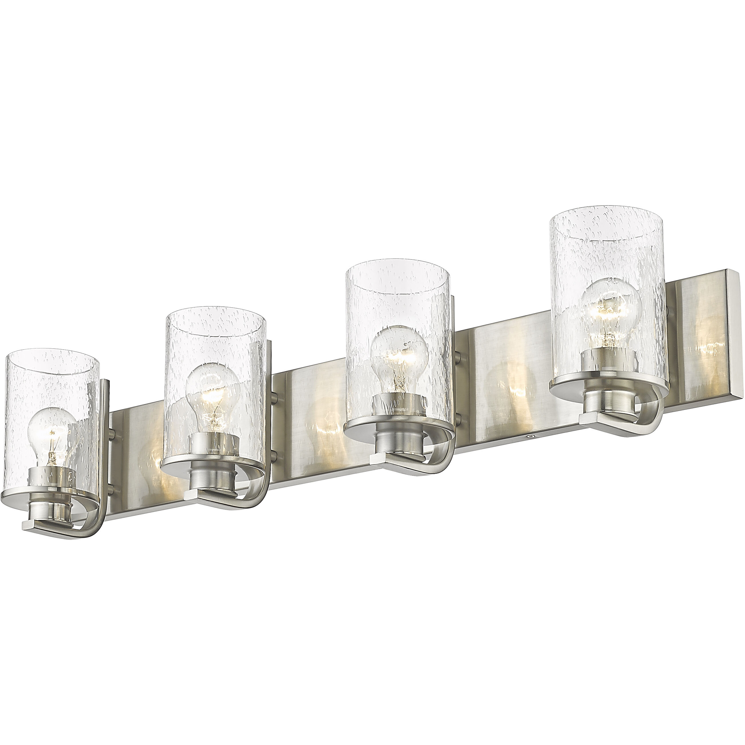 Beckett 4 Light 34 inch Brushed Nickel Vanity Wall Light