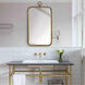 Coburg 40 X 22 inch Brass Wall Mirror