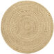 Macati 12 inch Natural and Clear Accent Table/Pedestal
