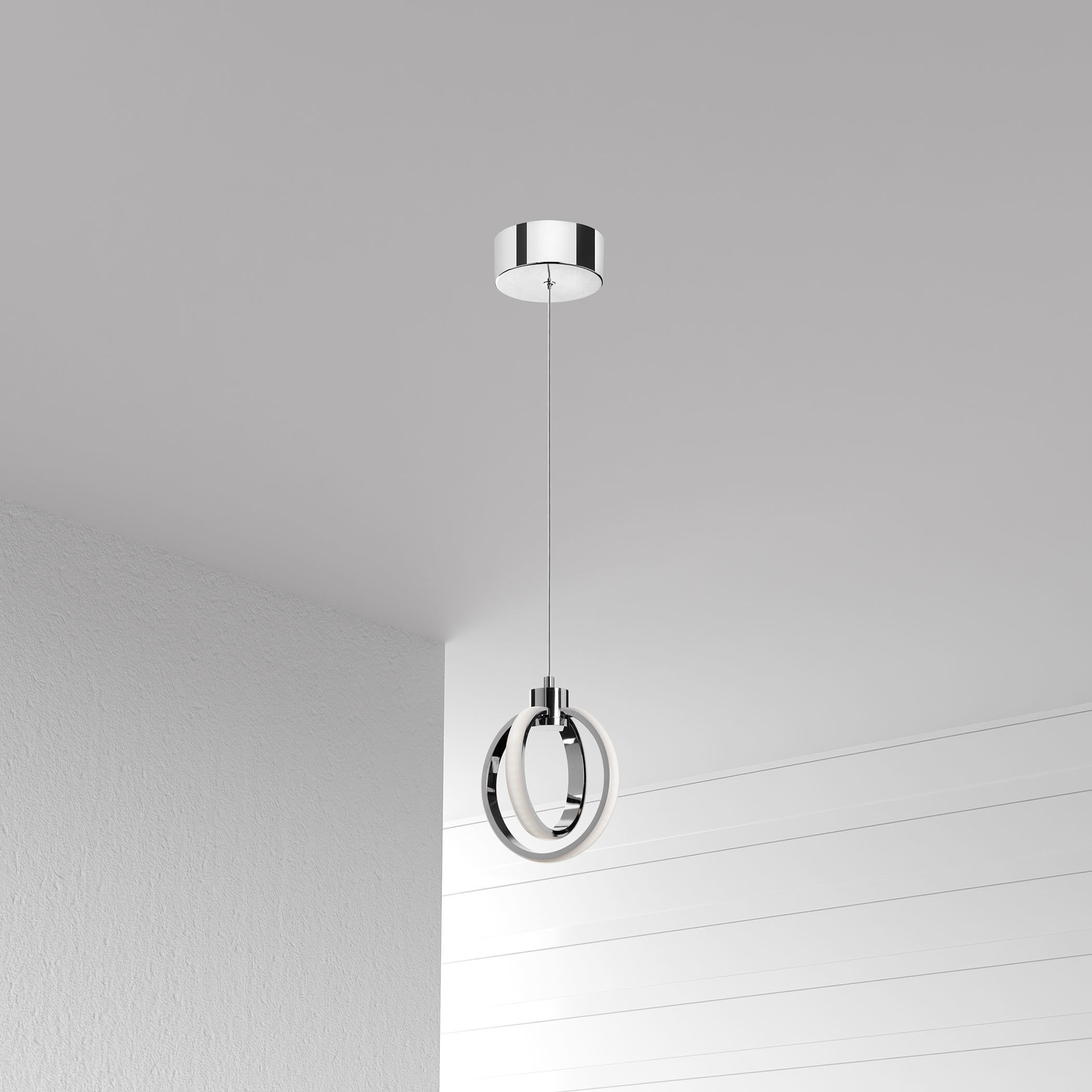 Parson LED 6.25 inch Polished Chrome Pendant Ceiling Light