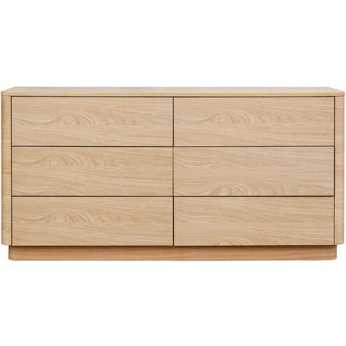 Round Off Light Oak Dresser