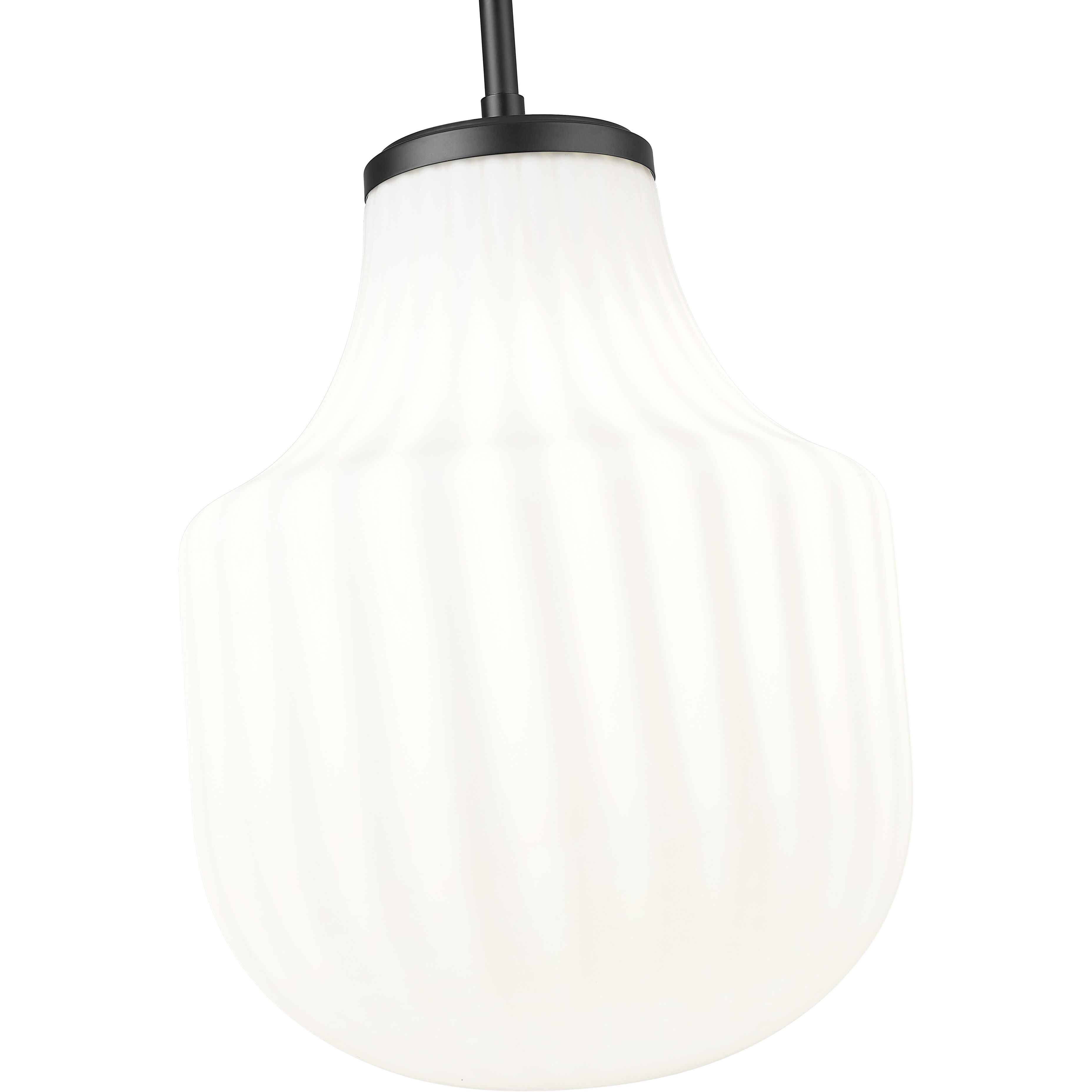 Newbury 1 Light 10 inch Matte Black Pendant Ceiling Light