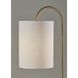 Amira 64 inch 60.00 watt Antique Brass Shelf Floor Lamp Portable Light