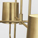 Barbara Barry Go Lightly LED 30 inch Gild Two Tier Chandelier Ceiling Light, Extra Large