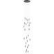 Encino LED 30 inch Gun Metal Multi Port Pendant Ceiling Light