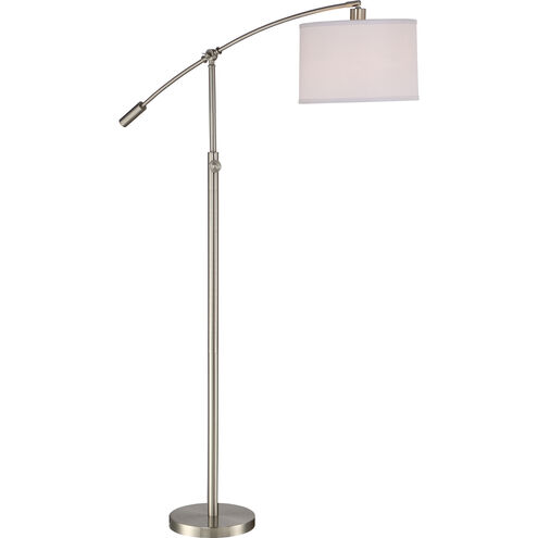 Clift 65 inch 75 watt Brushed Nickel Floor Lamp Portable Light