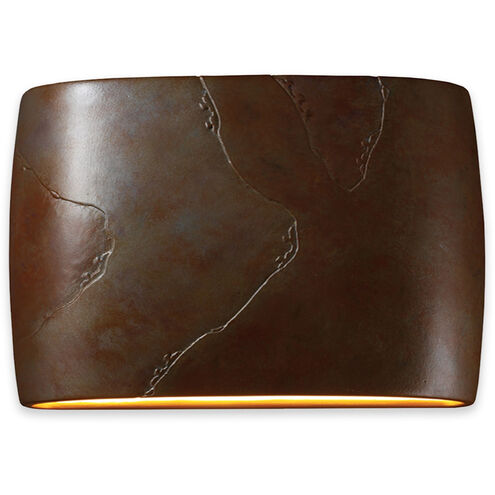 Ambiance Collection LED 10 inch Tierra Red Slate Outdoor Wall Sconce