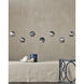 Palatino 7 Light 57 inch Silver Multi-Drop Pendant Ceiling Light