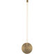 Motif LED 0.75 inch Brushed Gold ADA Wall Sconce Wall Light