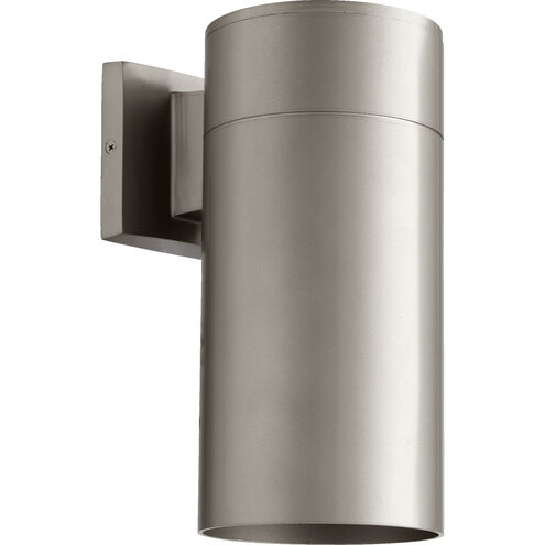 Cylinder 1 Light 12 inch Graphite Outdoor Wall Sconce