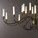 Lisse 20 Light 43.3 inch Dark Smoke Chandelier Ceiling Light