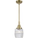 Franklin Restoration Colton 1 Light 6 inch Antique Brass Mini Pendant Ceiling Light