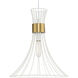 Lorin 1 Light 18 inch Satin White Pendant Ceiling Light