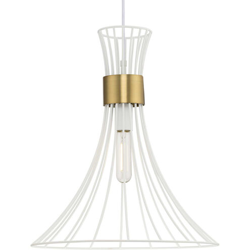 Lorin 1 Light 18 inch Satin White Pendant Ceiling Light