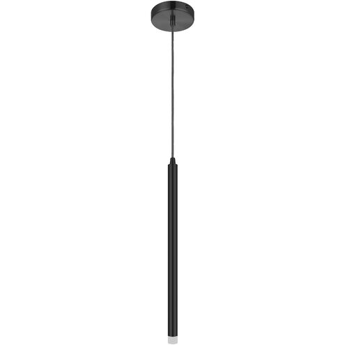 Sanya LED 1 inch Matte Black Island Pendant Ceiling Light