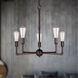 Signature 5 Light 23 inch Antique Bronze Chandelier Ceiling Light