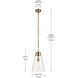 Marsailli 1 Light Champagne Bronze Pendant Ceiling Light, Medium